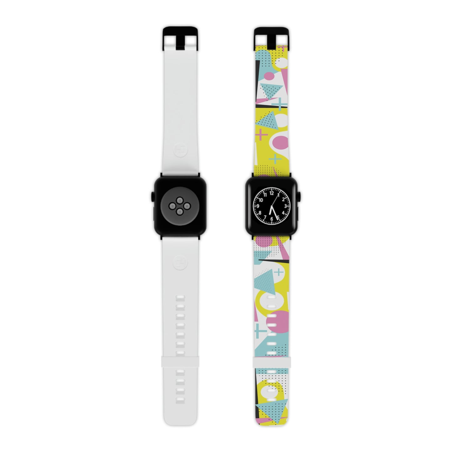 Yellow and Pink 80's Inspired Watch Band for Apple Watch