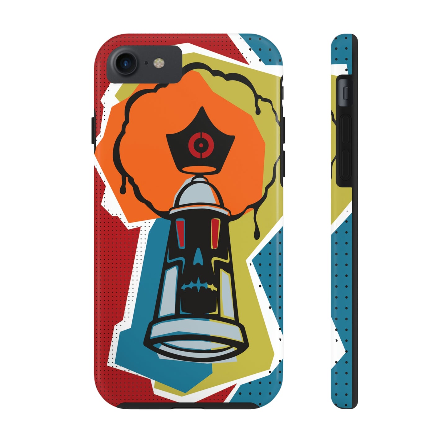 Tough Phone Cases, Case-Mate Skizo Fa2hq Spray Paint Can Skull - Street Art Style