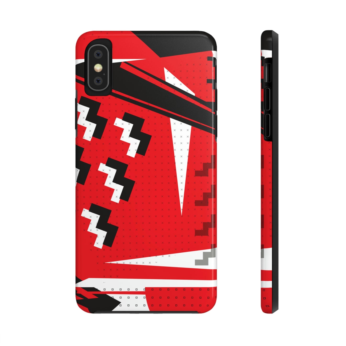 Tough Phone Cases, Case-Mate -80s Retro Abstract Graphic Art - Attack Formation -