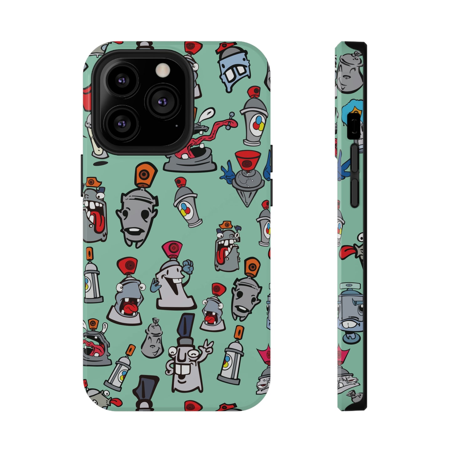 Impact-Resistant Cases - Street Art - Skizo Fa2hq Kan Society Cartoon Characters -