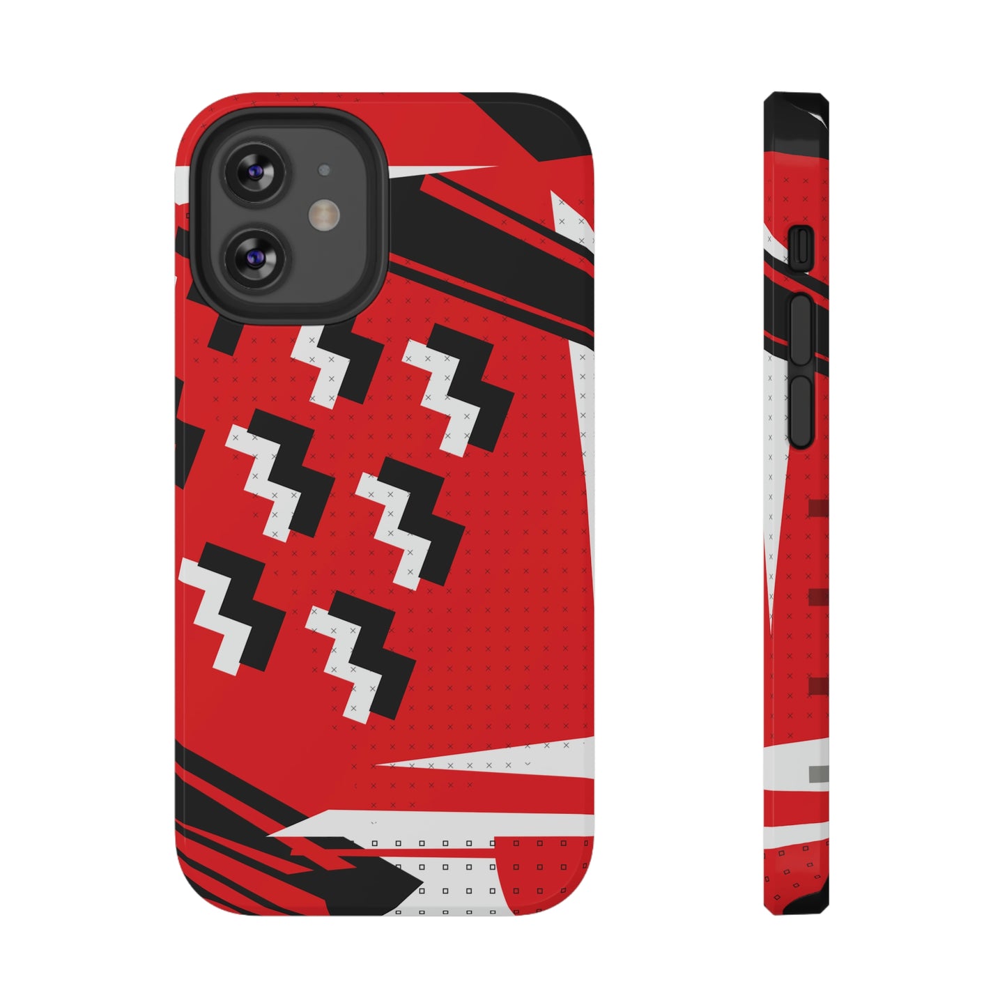 Impact-Resistant Cases - 1980s Retro Abstract Graphic Art - Attack Formation -