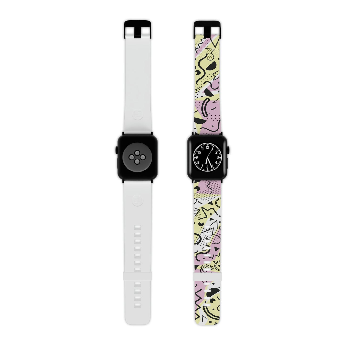 Pink and Yellow Geometric Watch Band for Apple Watch