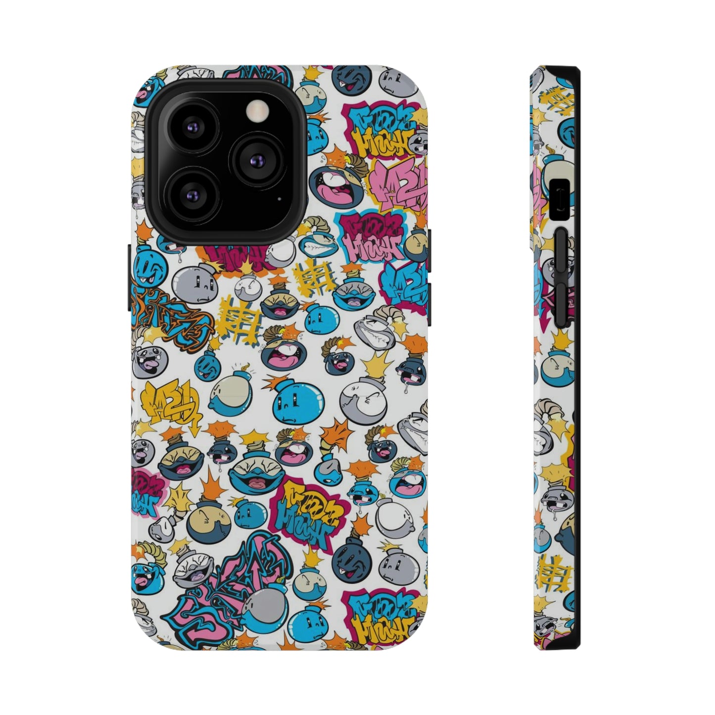 Impact-Resistant Cases - Street Art - Skizo Fa2hq Street Art Bomb Cartoon Characters -