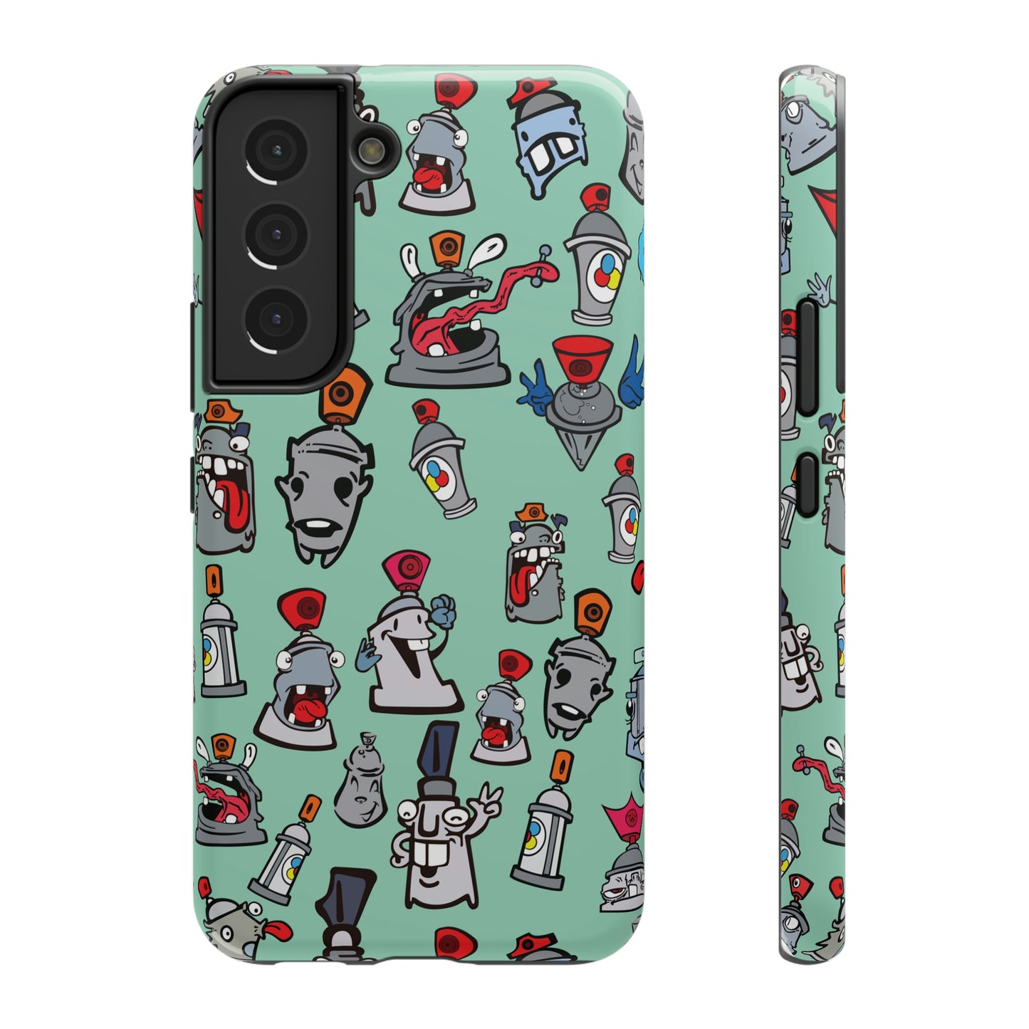 Impact-Resistant Cases - Street Art - Skizo Fa2hq Kan Society Cartoon Characters -