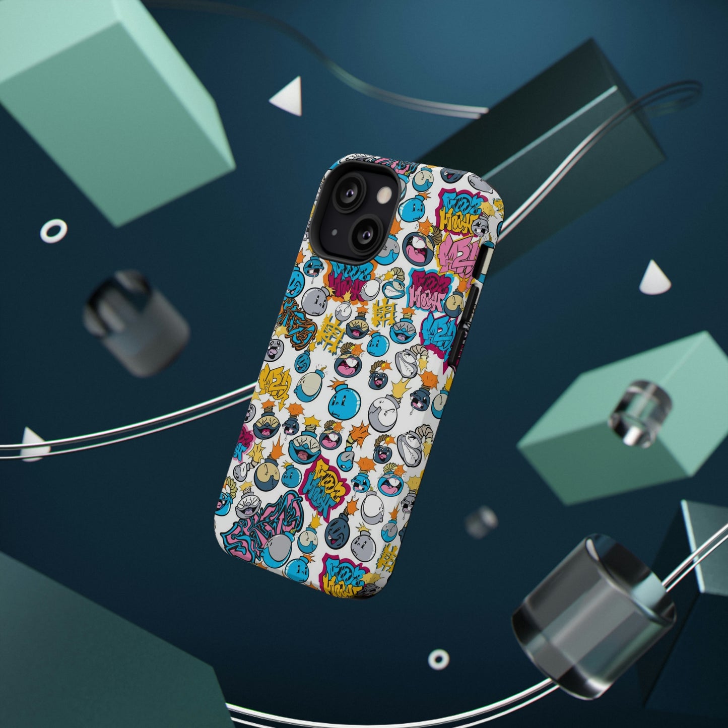 Impact-Resistant Cases - Street Art - Skizo Fa2hq Street Art Bomb Cartoon Characters -