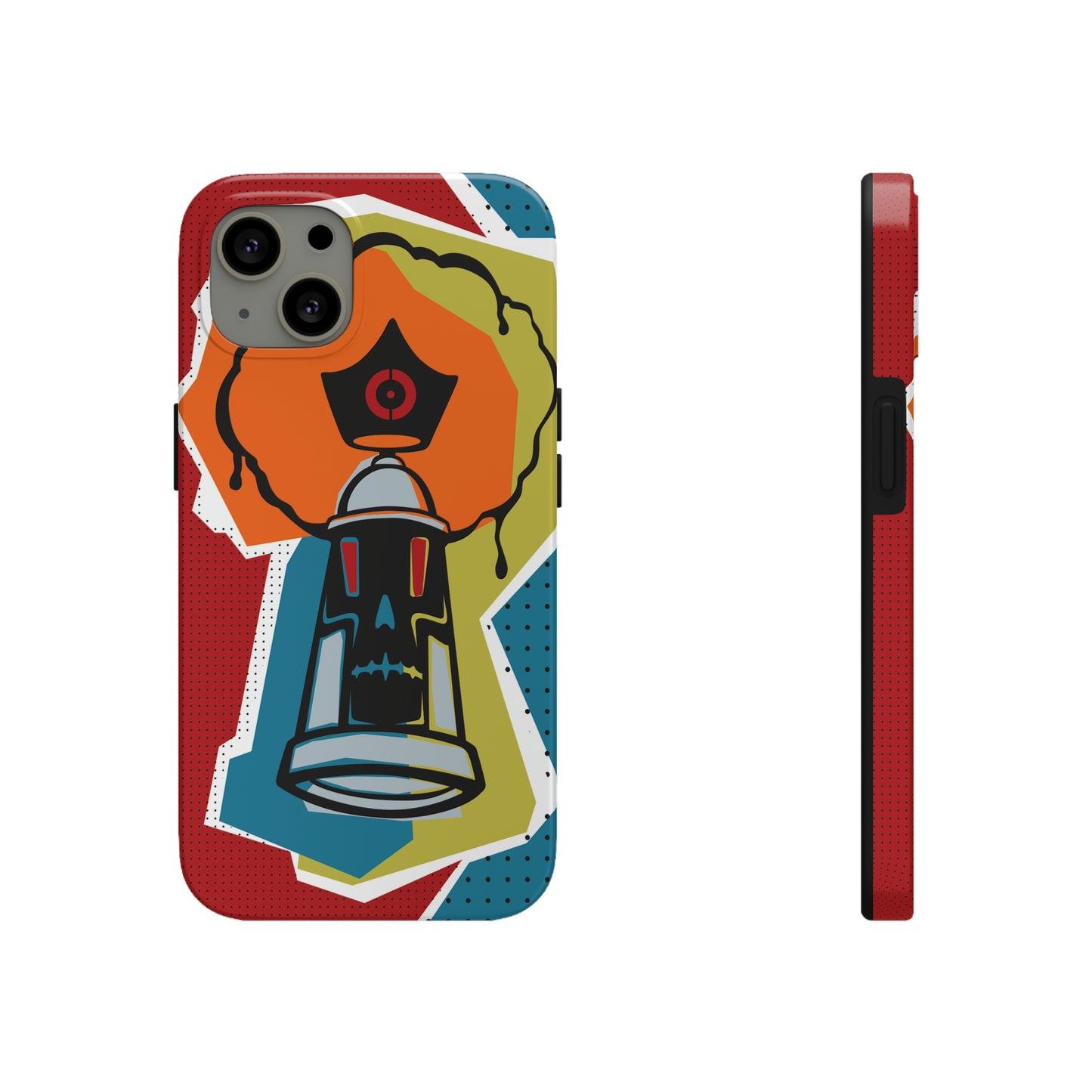 Tough Phone Cases, Case-Mate Skizo Fa2hq Spray Paint Can Skull - Street Art Style