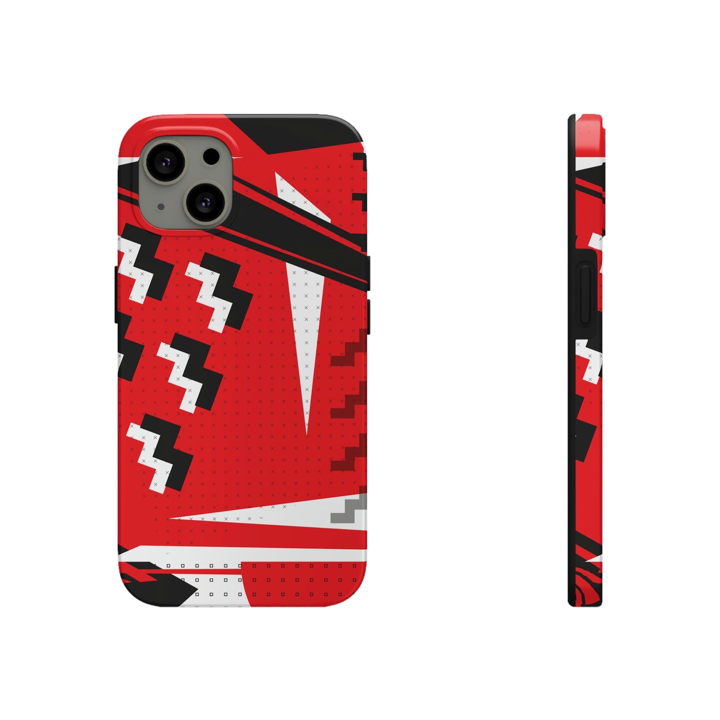 Tough Phone Cases, Case-Mate -80s Retro Abstract Graphic Art - Attack Formation -