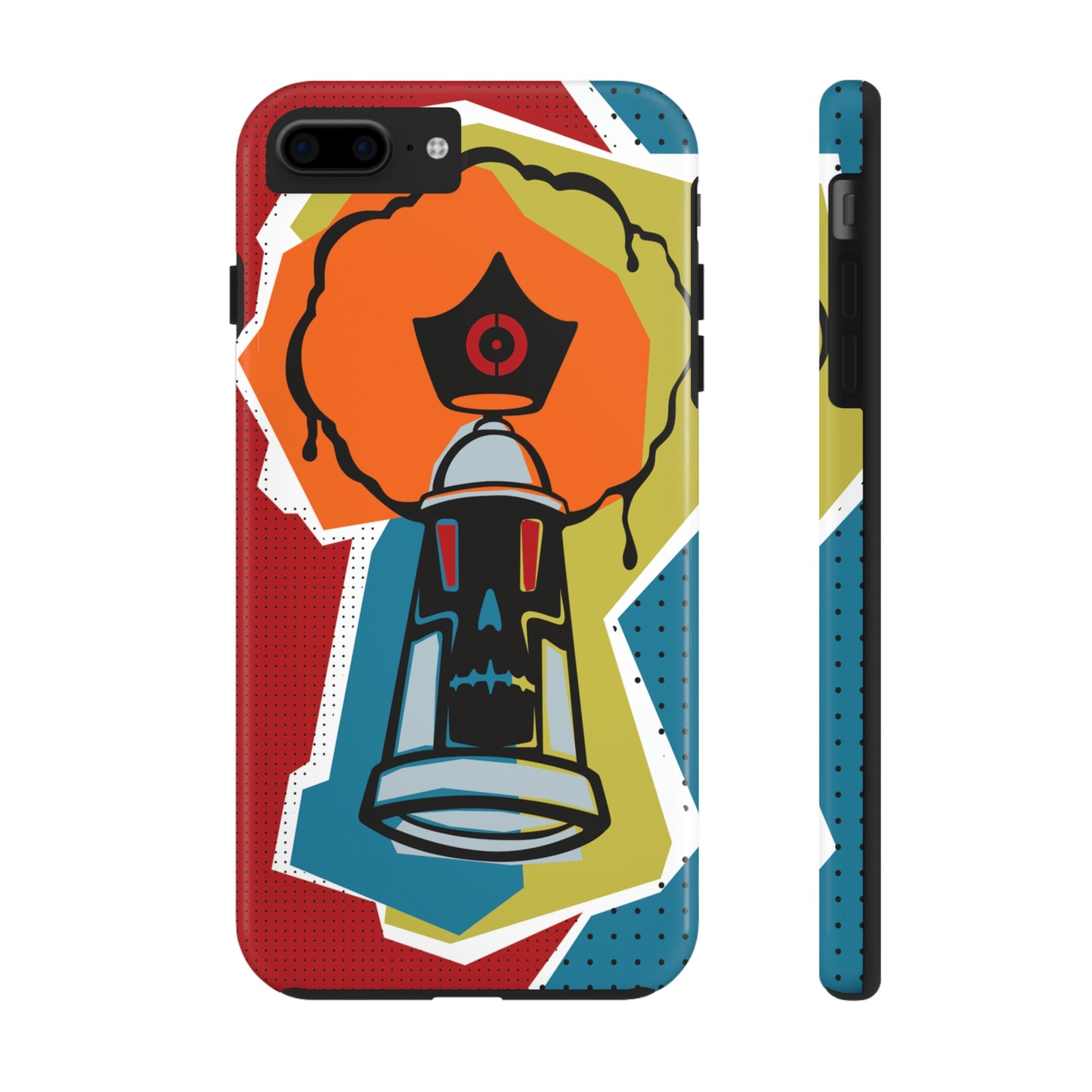 Tough Phone Cases, Case-Mate Skizo Fa2hq Spray Paint Can Skull - Street Art Style