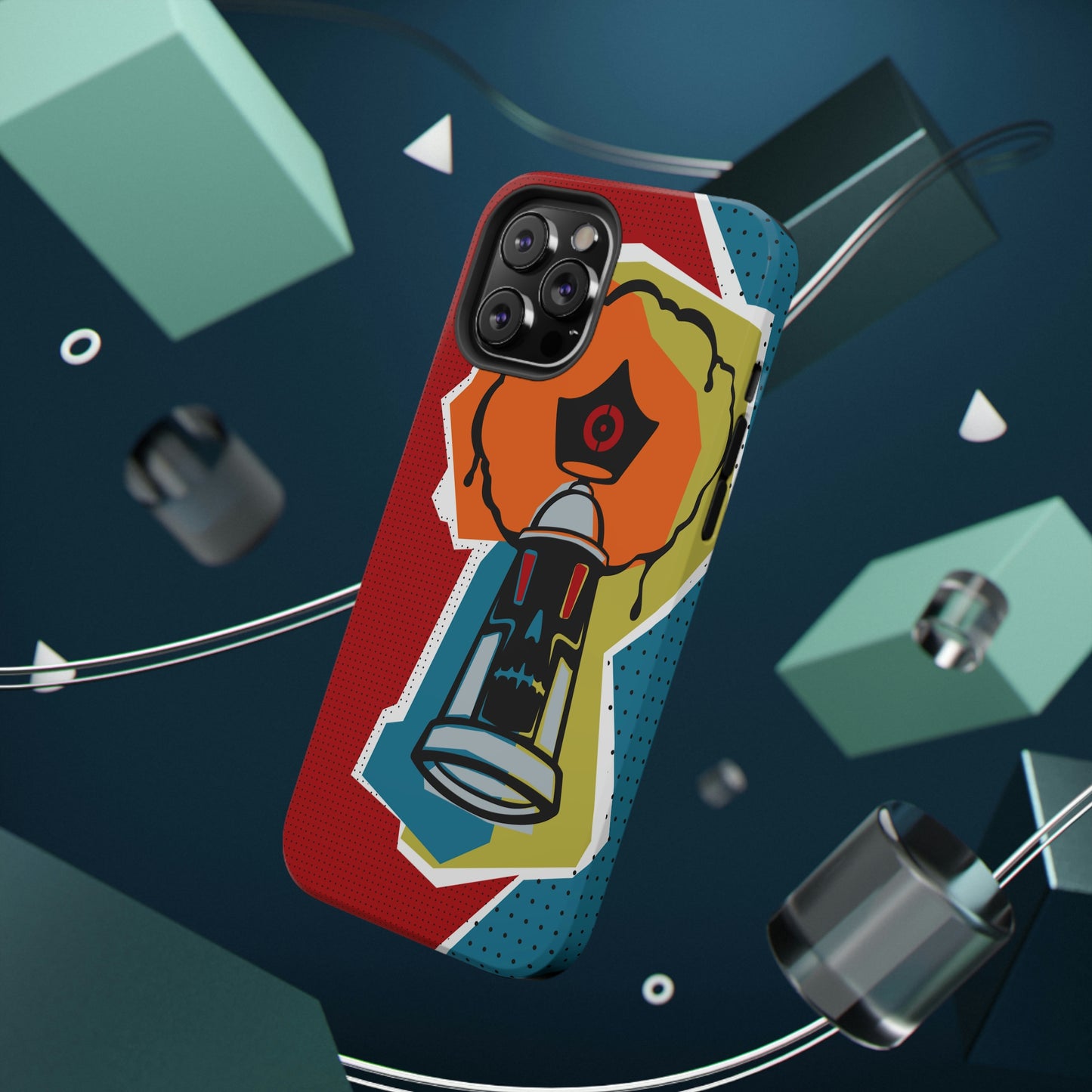 Impact-Resistant Cases - Street Art - Skizo Fa2hq - Spray Can Skull -