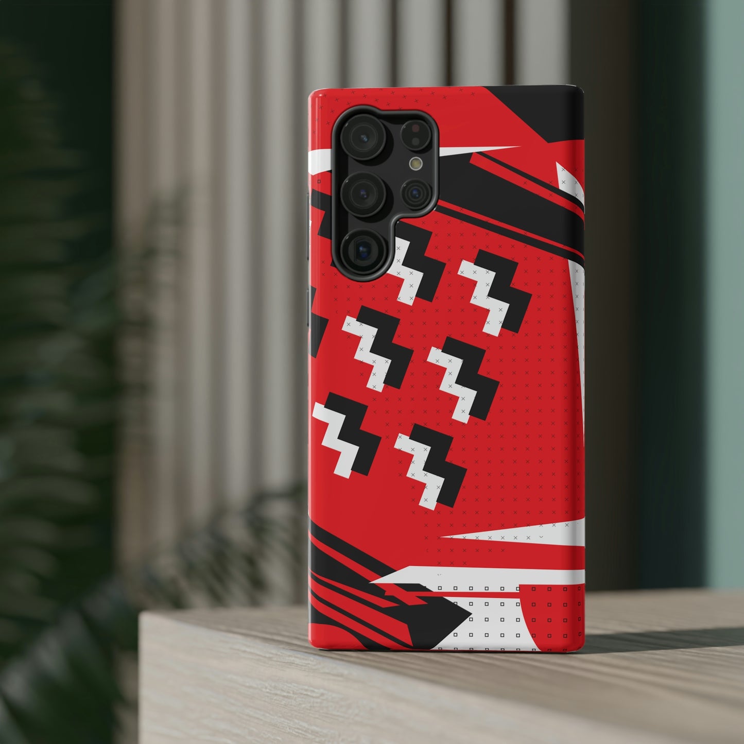 Impact-Resistant Cases - 1980s Retro Abstract Graphic Art - Attack Formation -