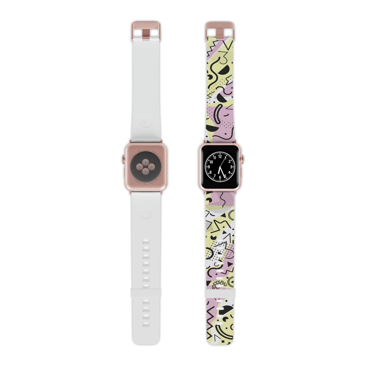 Pink and Yellow Geometric Watch Band for Apple Watch