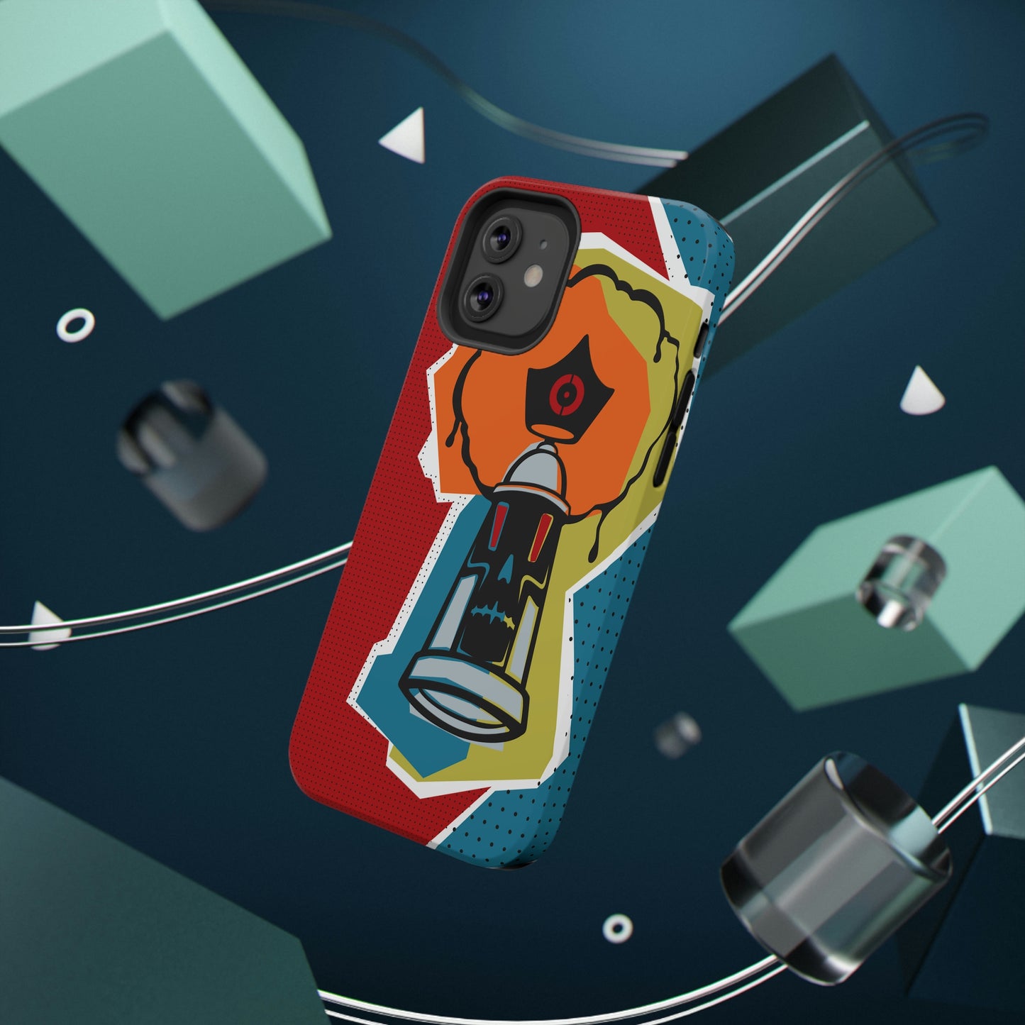 Impact-Resistant Cases - Street Art - Skizo Fa2hq - Spray Can Skull -