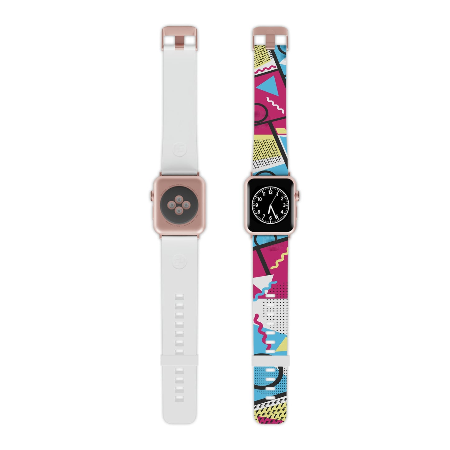 80's Inspired Bright Colors Geometric Watch Band for Apple Watch