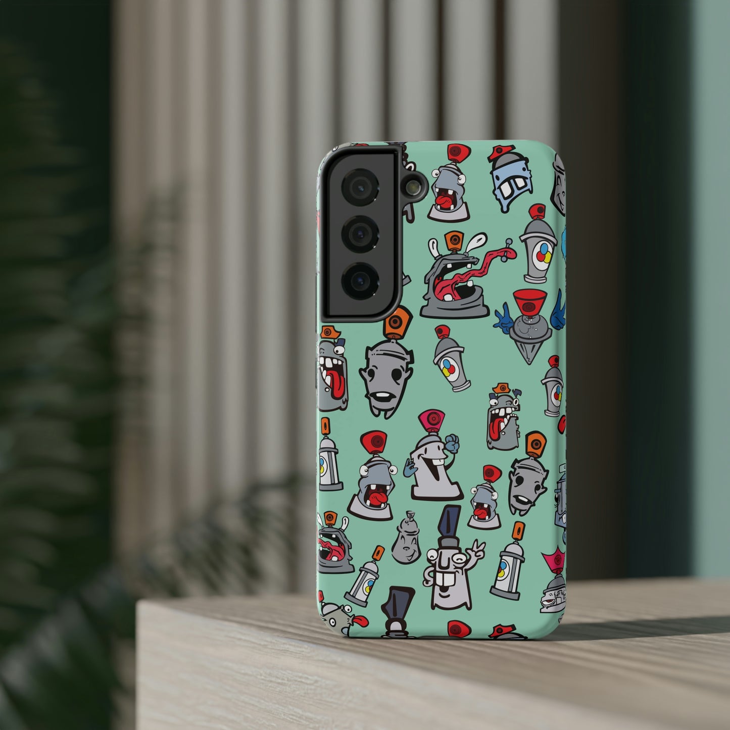 Impact-Resistant Cases - Street Art - Skizo Fa2hq Kan Society Cartoon Characters -