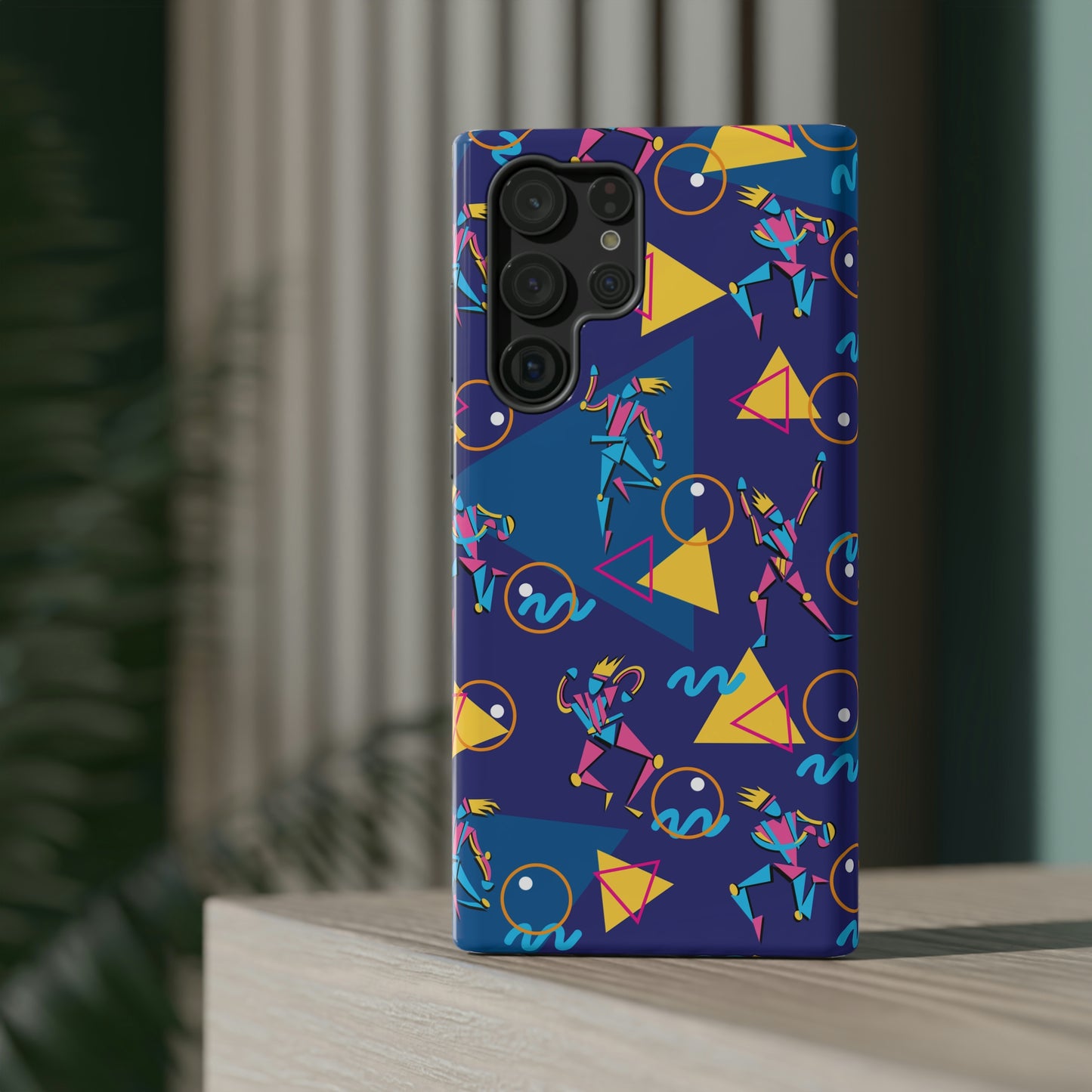 Impact-Resistant Cases - 1980s Retro Abstract Graphic Art - Dancers -