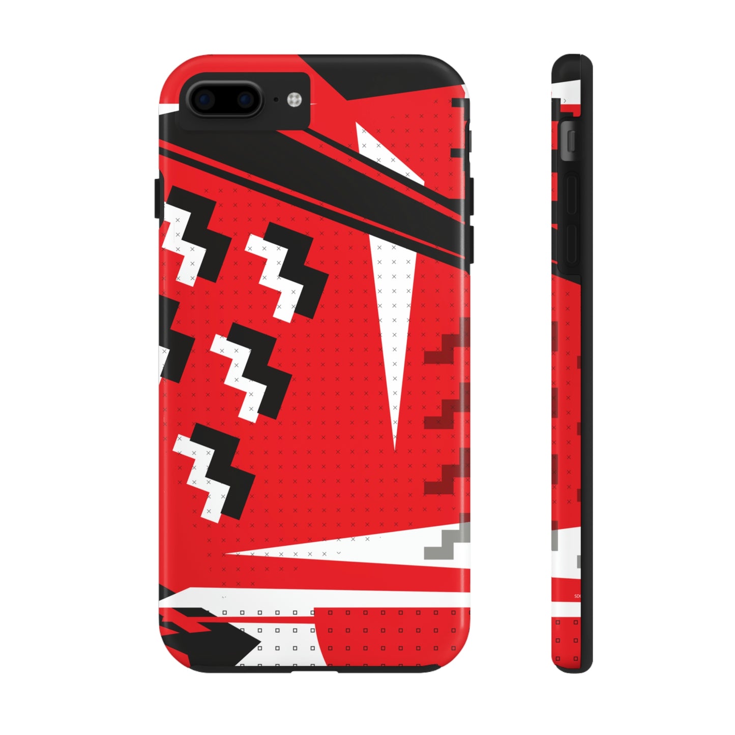 Tough Phone Cases, Case-Mate -80s Retro Abstract Graphic Art - Attack Formation -