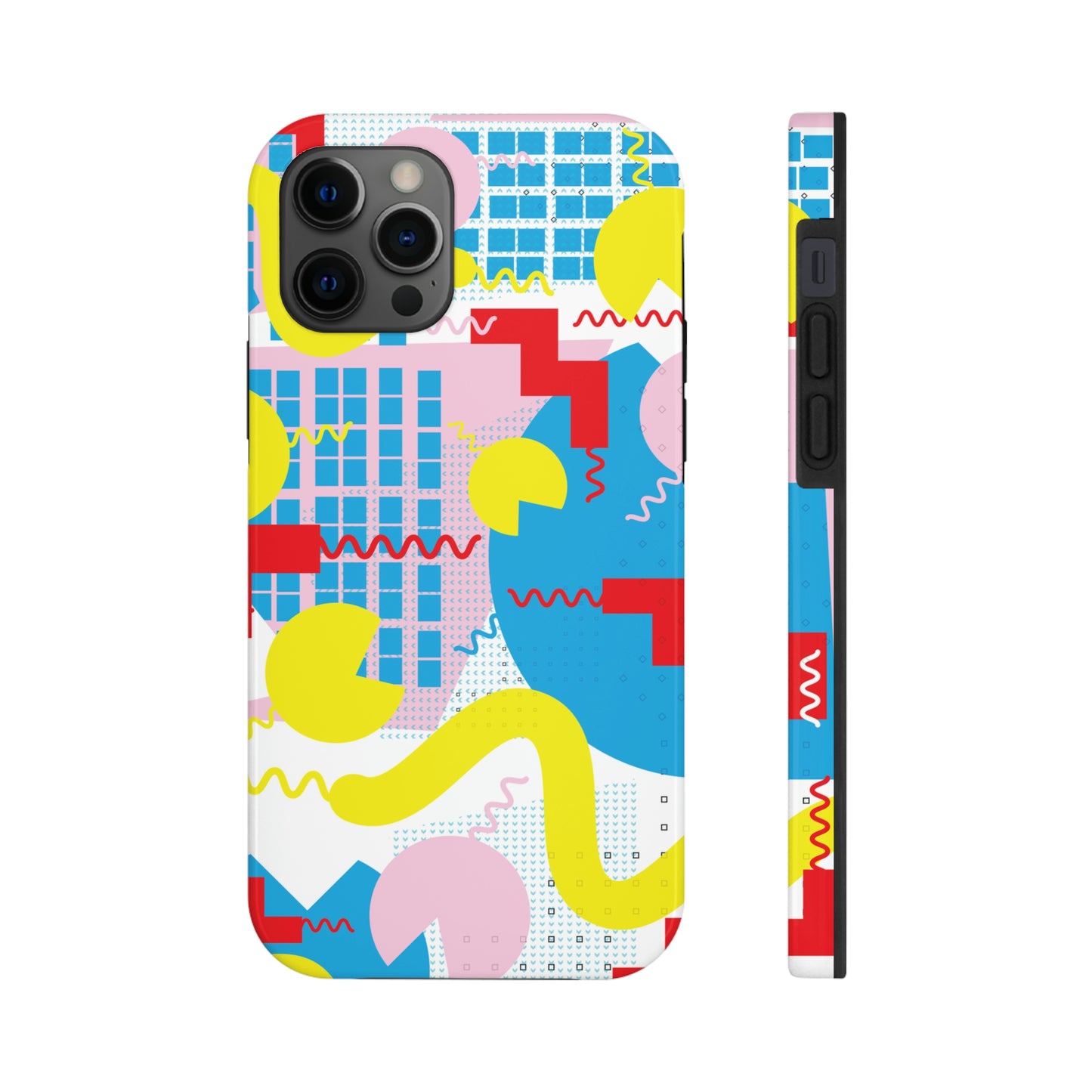 Tough Phone Cases, Case-Mate -80s Retro Abstract Graphic Art - Squiggle -