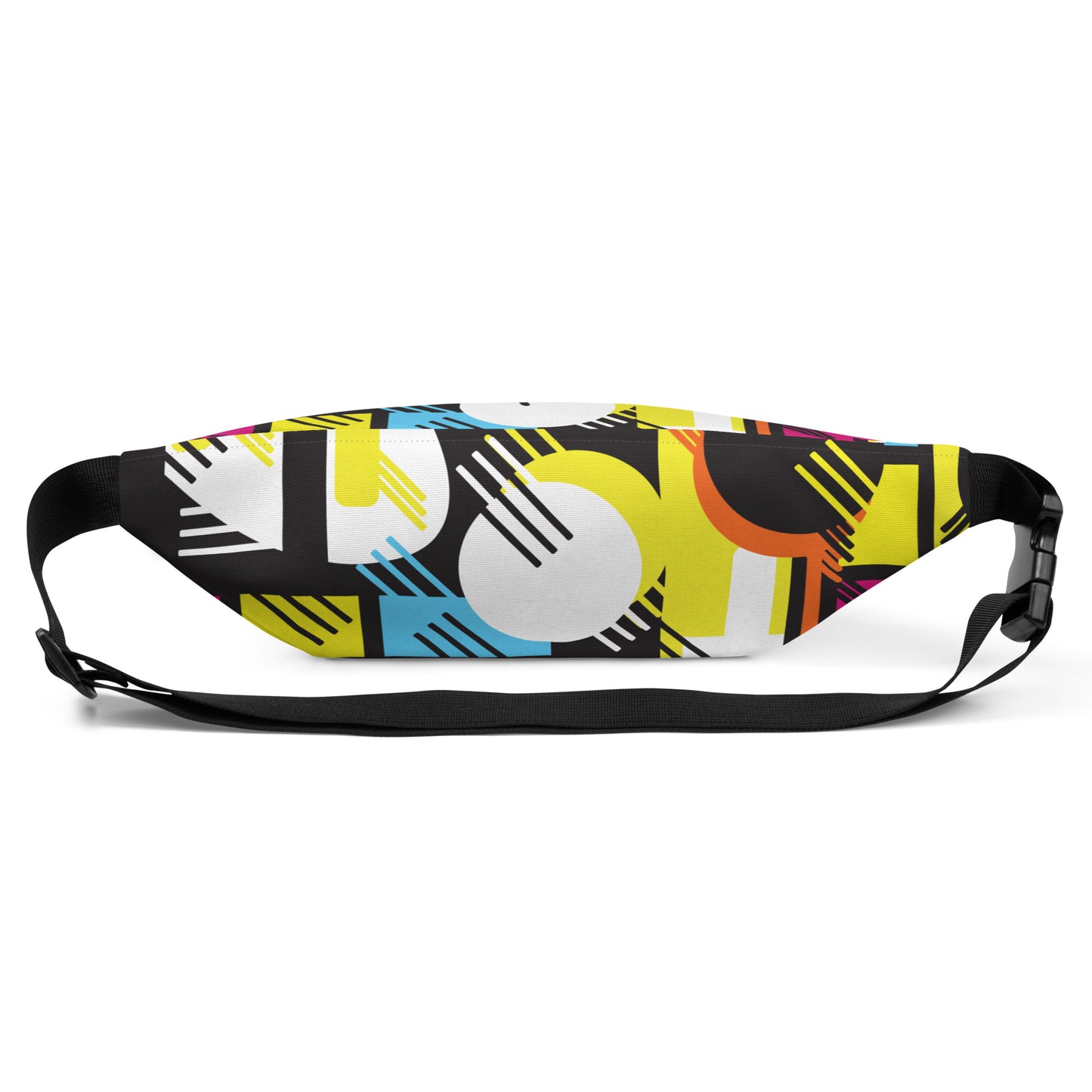 1980s Retro Abstract Graphic Art - Primary Tines - Fanny Pack