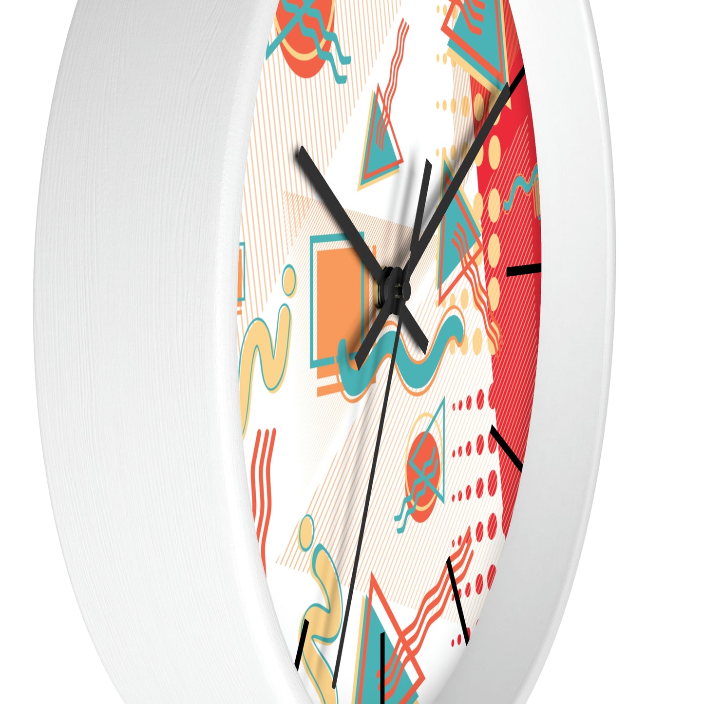 1980s Retro Abstract - Sushi - Wall Clock