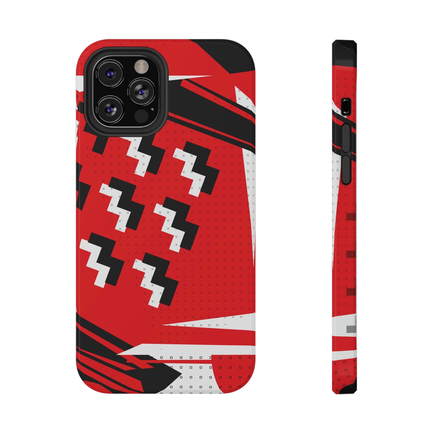 Impact-Resistant Cases - 1980s Retro Abstract Graphic Art - Attack Formation -