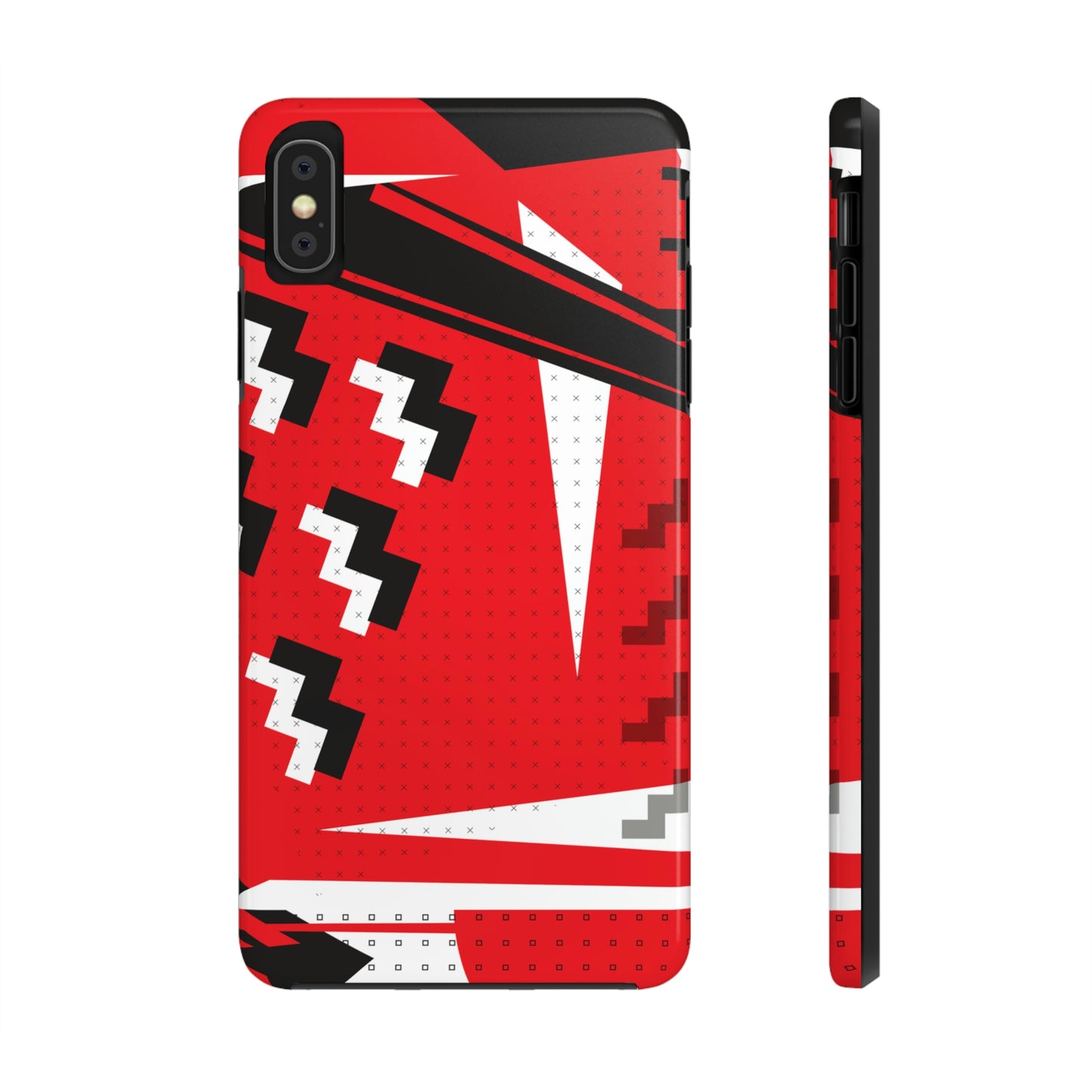 Tough Phone Cases, Case-Mate -80s Retro Abstract Graphic Art - Attack Formation -