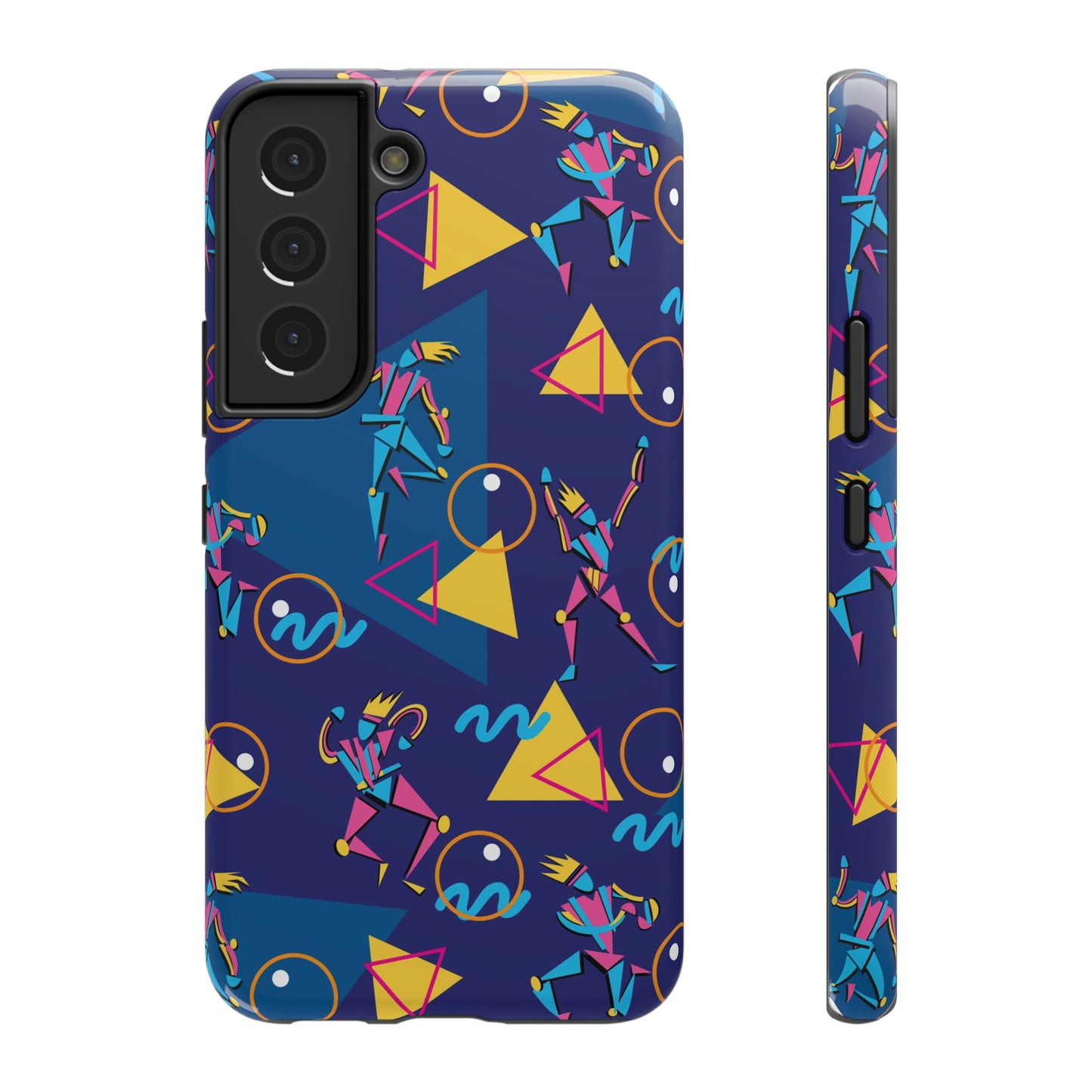 Impact-Resistant Cases - 1980s Retro Abstract Graphic Art - Dancers -