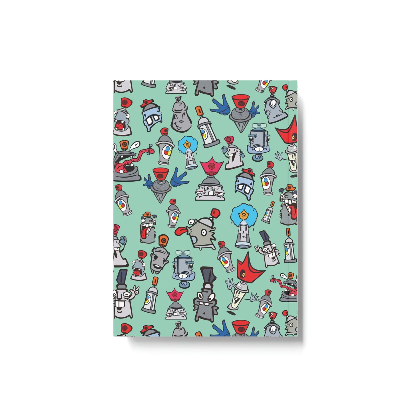 Skizo Fa2hq Can Society Cartoon Characters - Hard Backed Journal