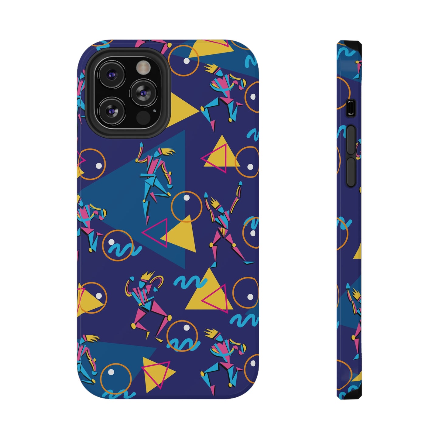 Impact-Resistant Cases - 1980s Retro Abstract Graphic Art - Dancers -