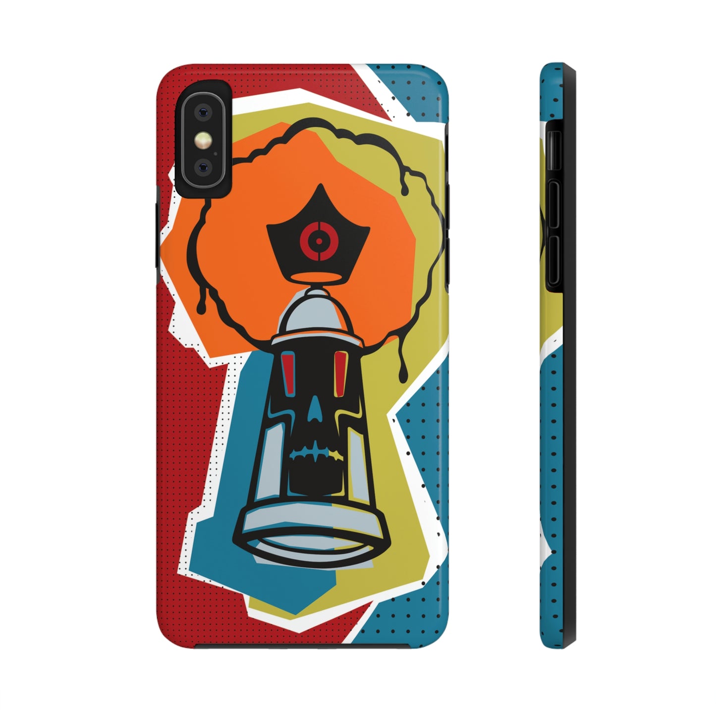 Tough Phone Cases, Case-Mate Skizo Fa2hq Spray Paint Can Skull - Street Art Style