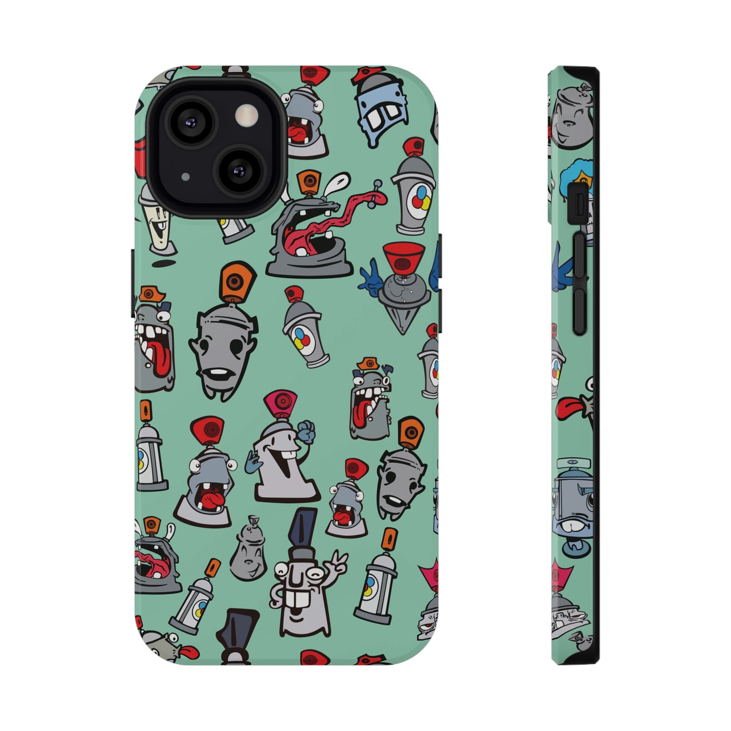 Impact-Resistant Cases - Street Art - Skizo Fa2hq Kan Society Cartoon Characters -