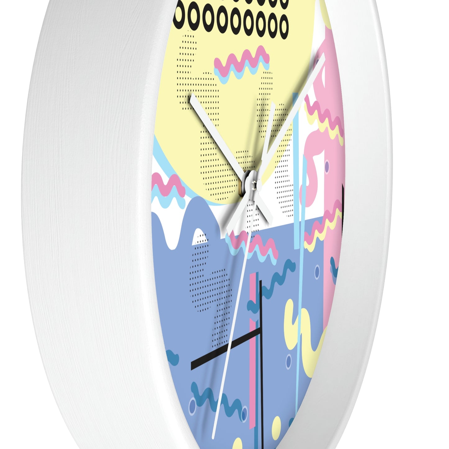 Retro Pop Abstract Wall Clock