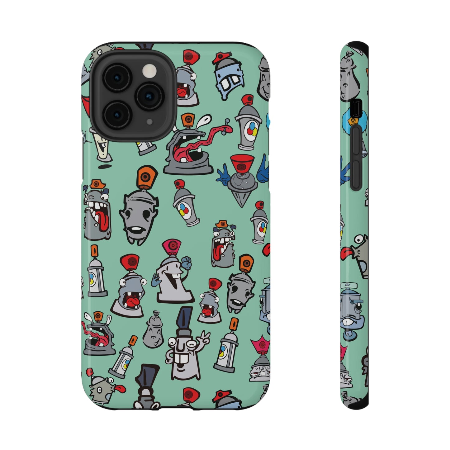 Impact-Resistant Cases - Street Art - Skizo Fa2hq Kan Society Cartoon Characters -