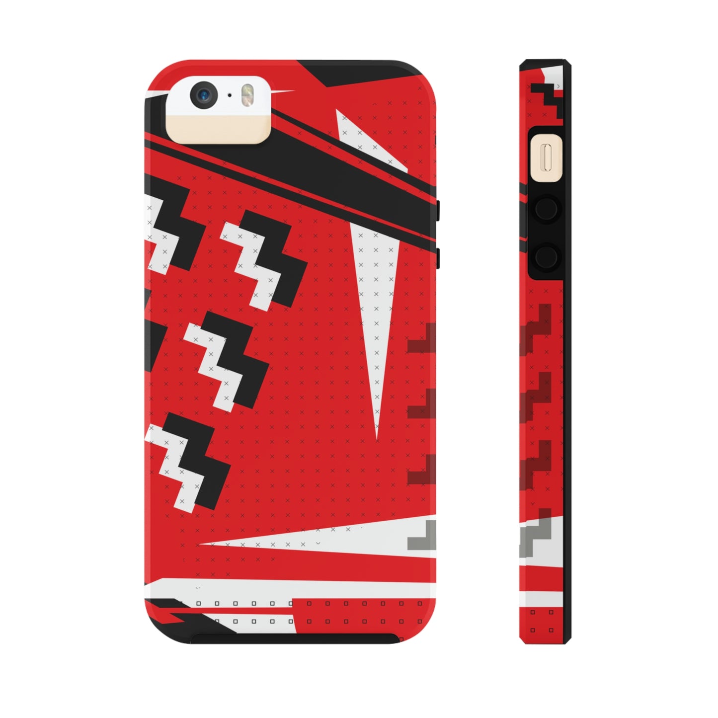 Tough Phone Cases, Case-Mate -80s Retro Abstract Graphic Art - Attack Formation -