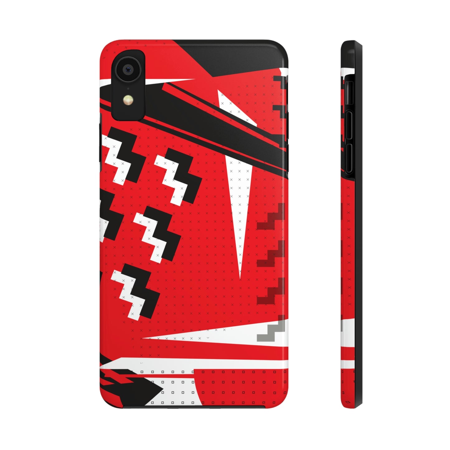 Tough Phone Cases, Case-Mate -80s Retro Abstract Graphic Art - Attack Formation -