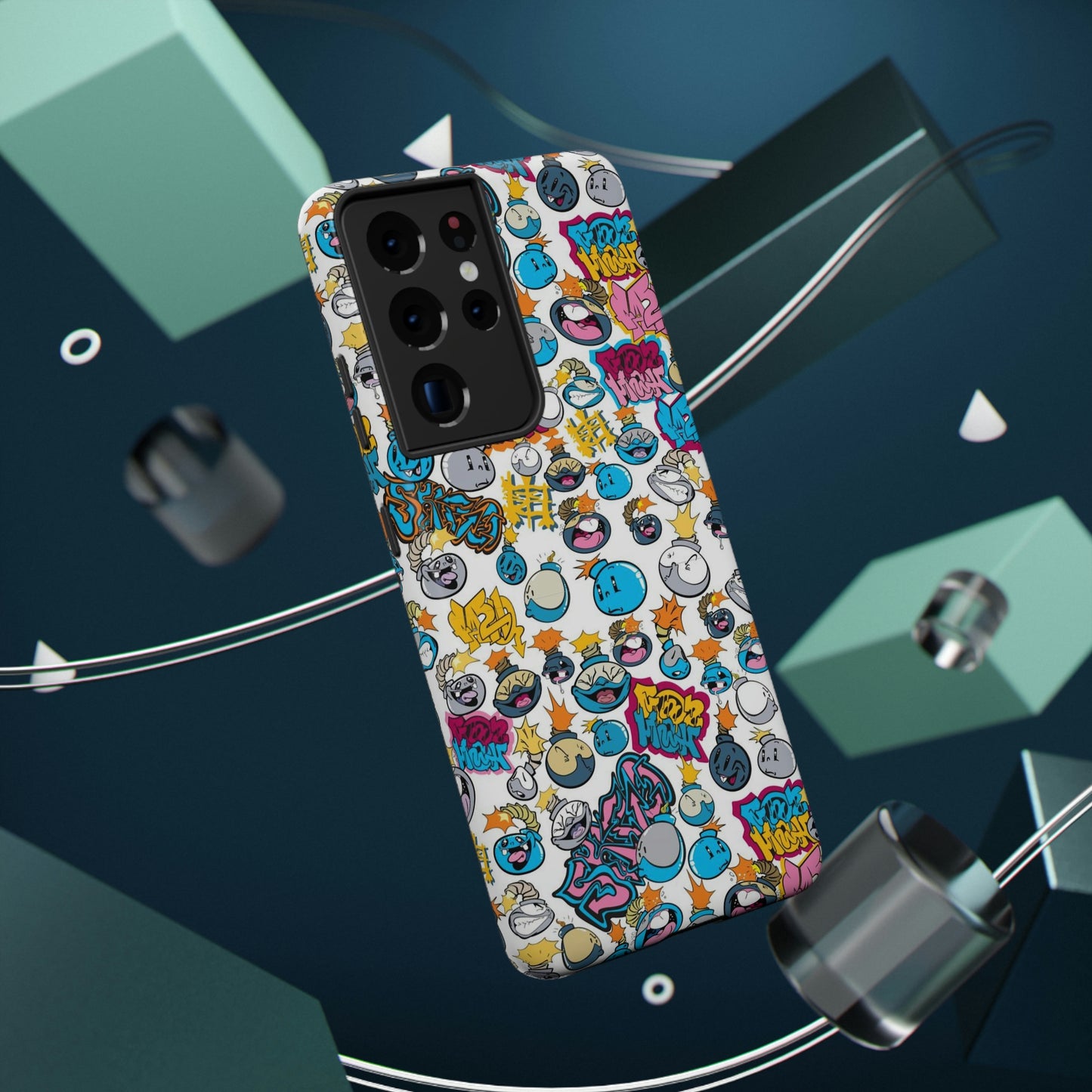 Impact-Resistant Cases - Street Art - Skizo Fa2hq Street Art Bomb Cartoon Characters -