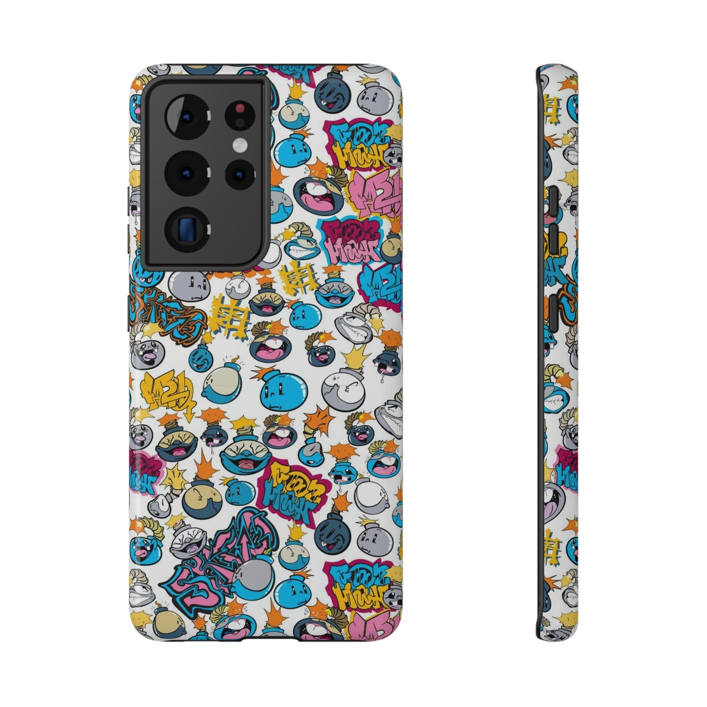 Impact-Resistant Cases - Street Art - Skizo Fa2hq Street Art Bomb Cartoon Characters -