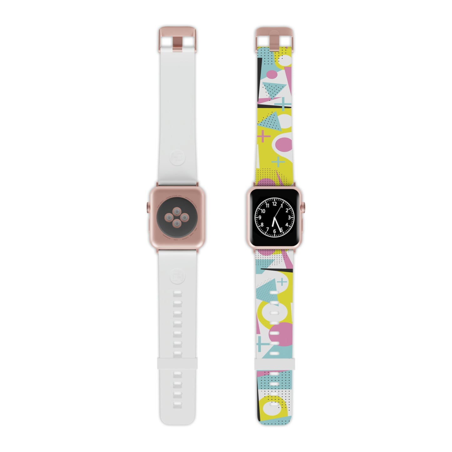 Yellow and Pink 80's Inspired Watch Band for Apple Watch