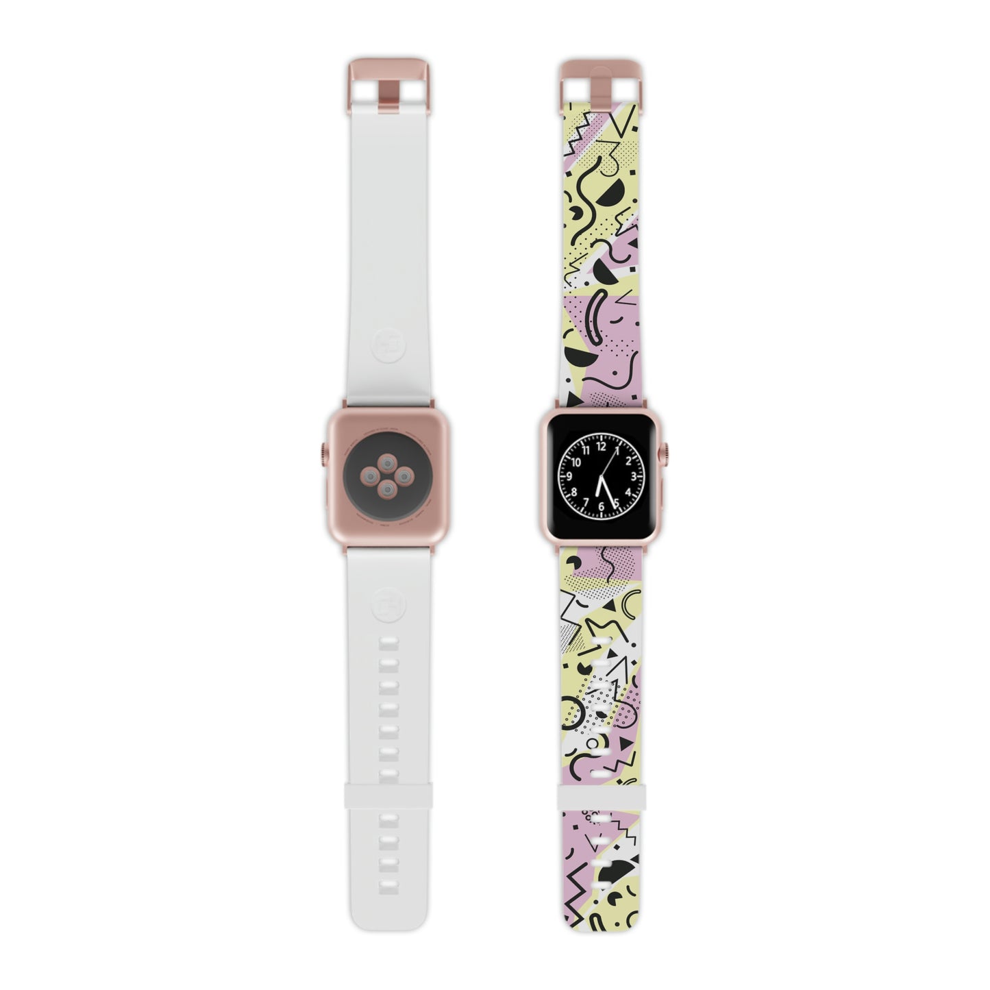 Pink and Yellow Geometric Watch Band for Apple Watch