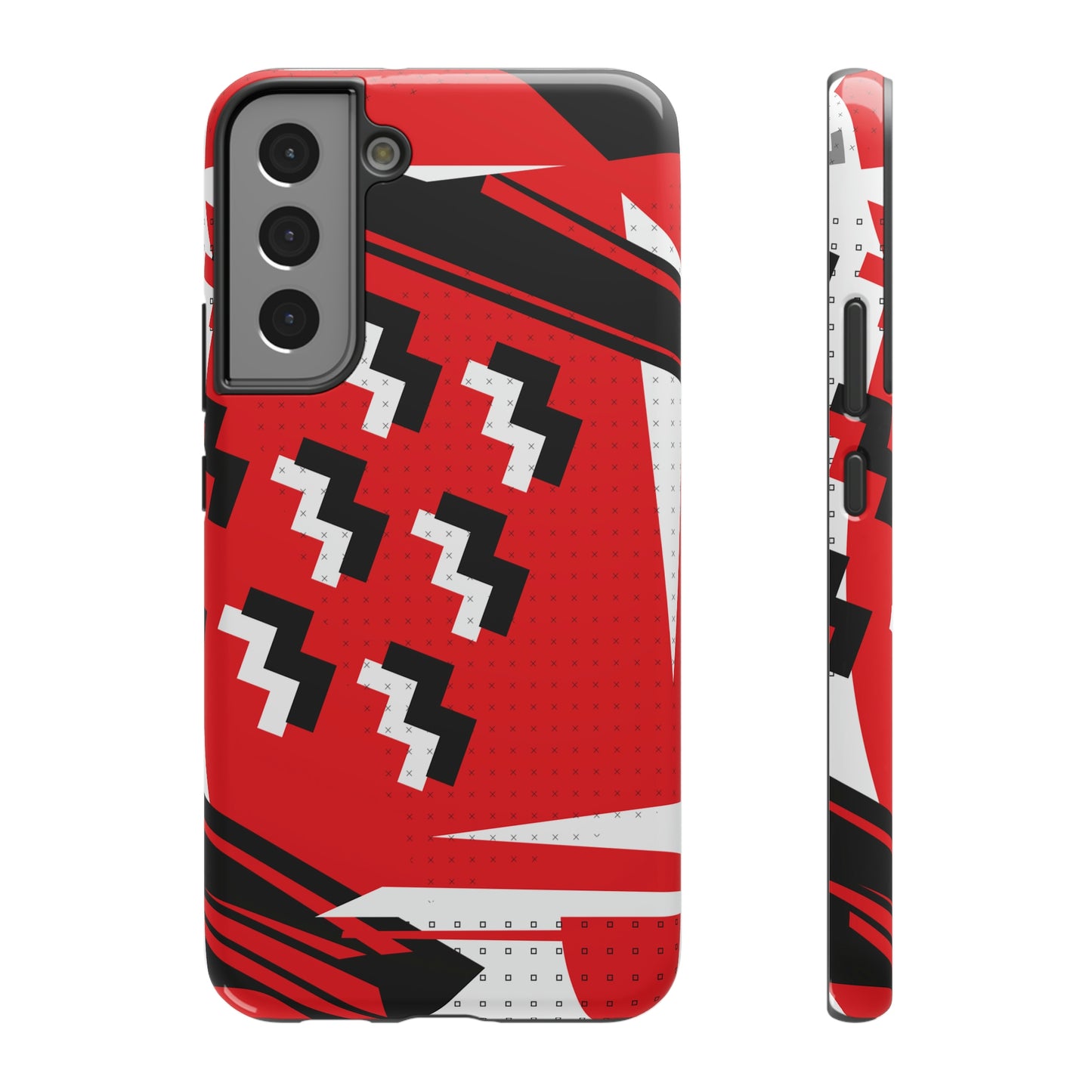 Impact-Resistant Cases - 1980s Retro Abstract Graphic Art - Attack Formation -