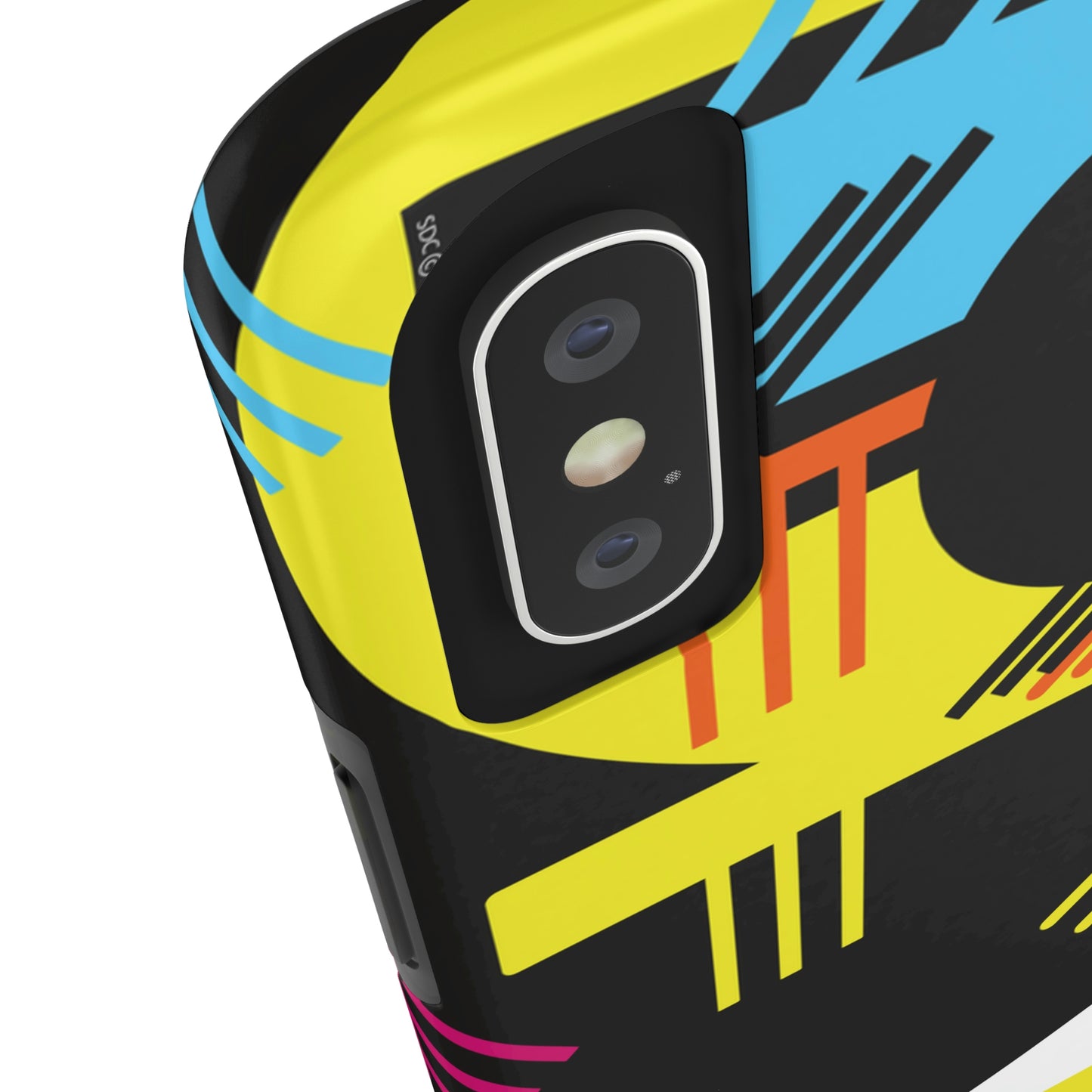 Tough Phone Cases, Case-Mate -80s Retro Abstract Graphic Art - Primary Tines -