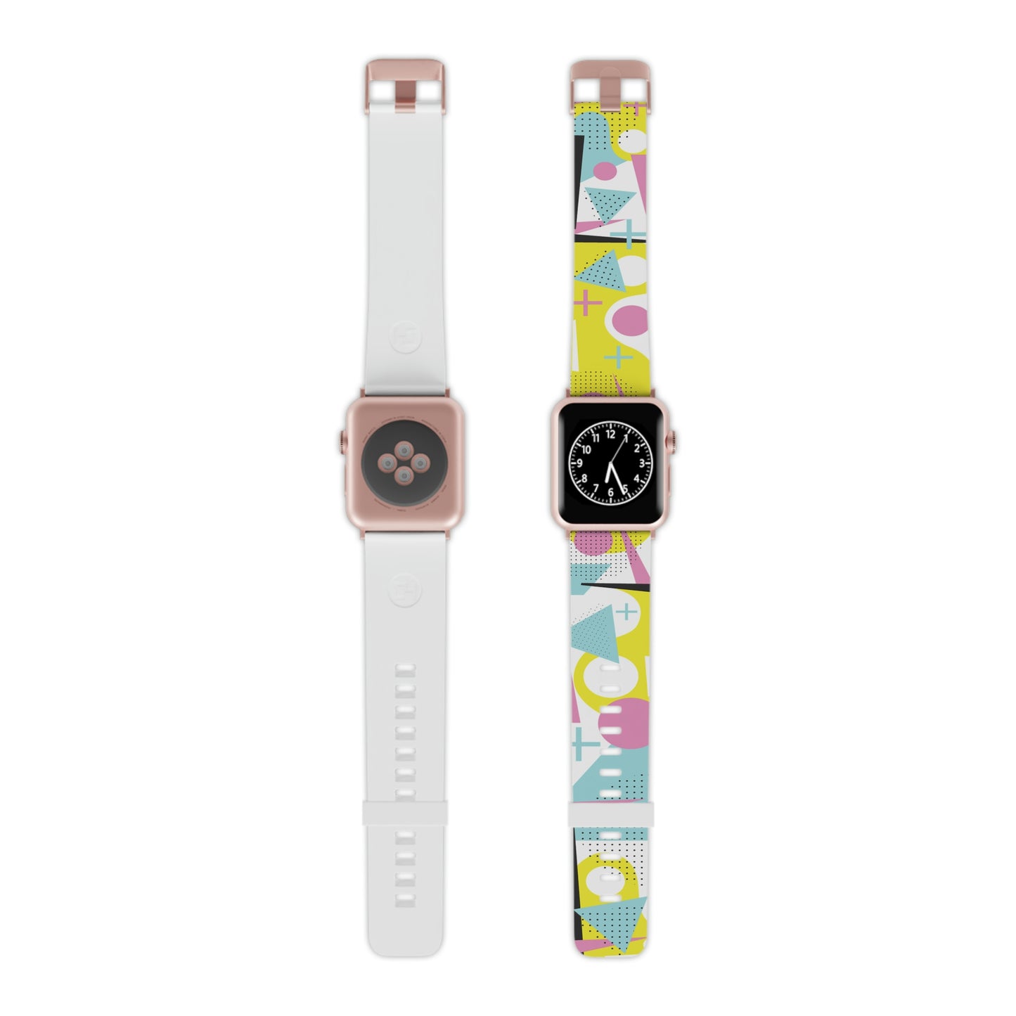 Yellow and Pink 80's Inspired Watch Band for Apple Watch