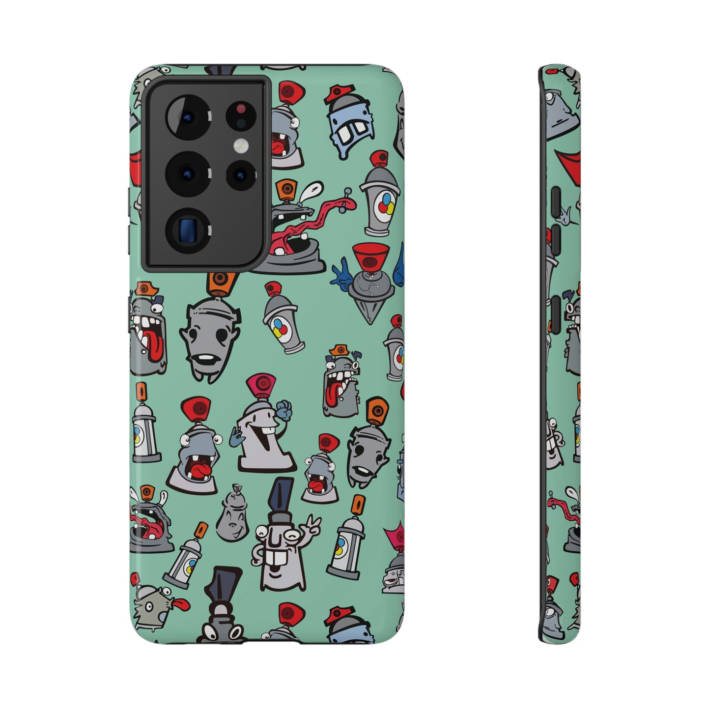 Impact-Resistant Cases - Street Art - Skizo Fa2hq Kan Society Cartoon Characters -