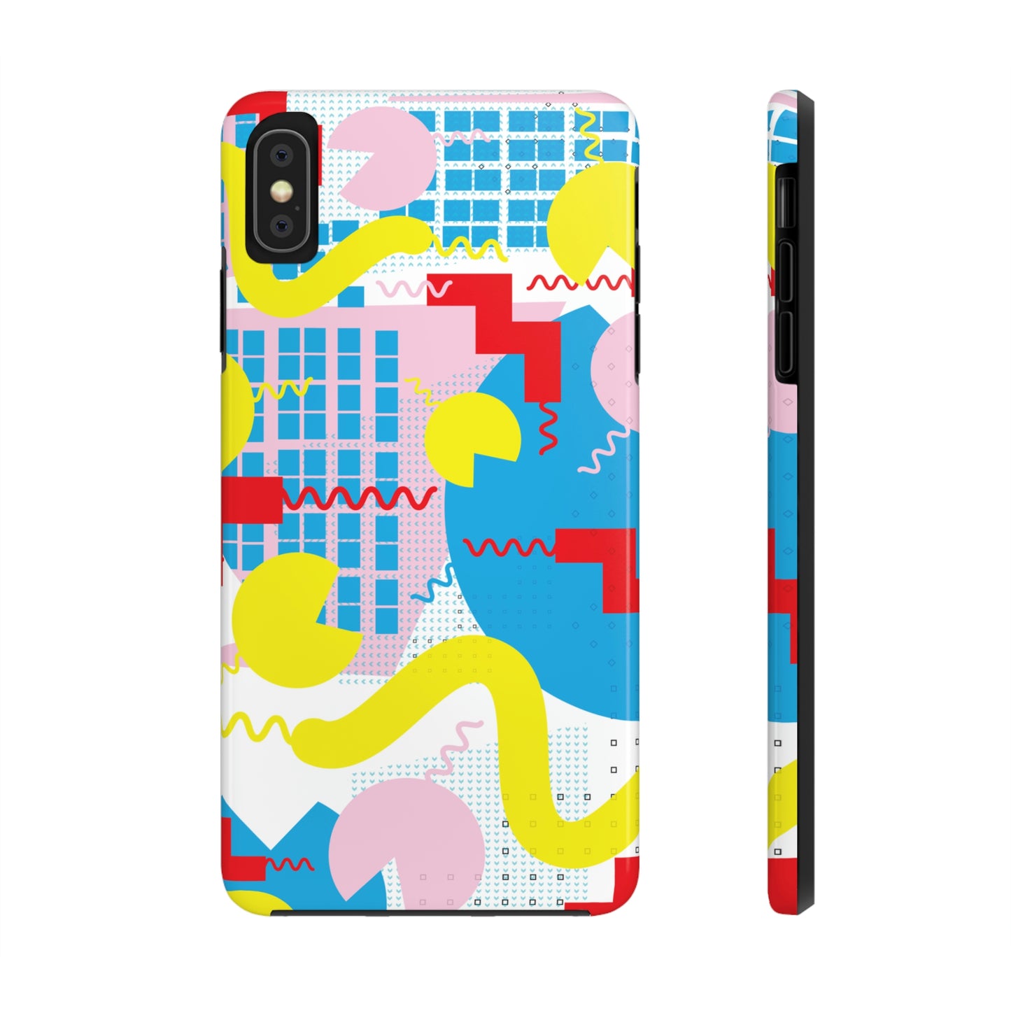 Tough Phone Cases, Case-Mate -80s Retro Abstract Graphic Art - Squiggle -