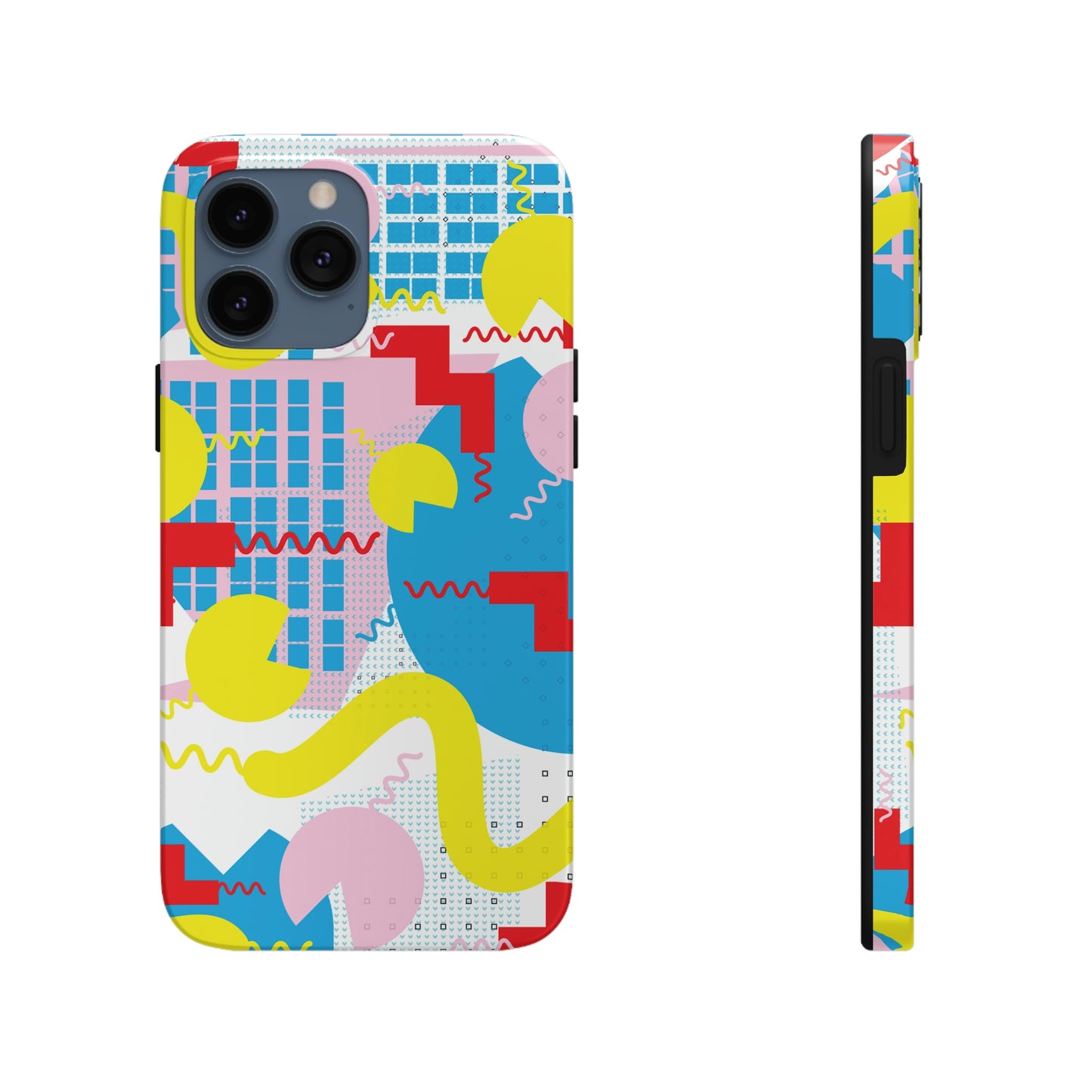 Tough Phone Cases, Case-Mate -80s Retro Abstract Graphic Art - Squiggle -