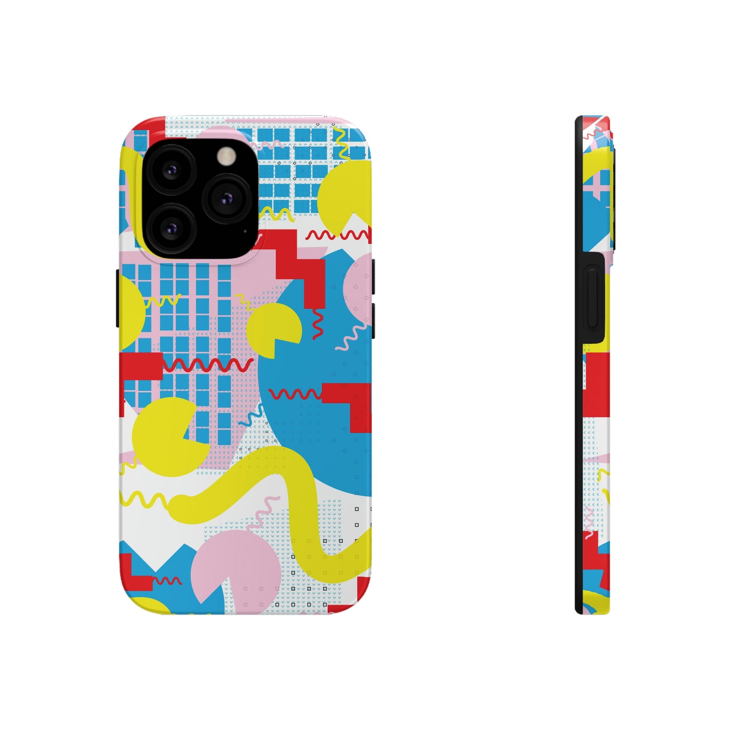 Tough Phone Cases, Case-Mate -80s Retro Abstract Graphic Art - Squiggle -