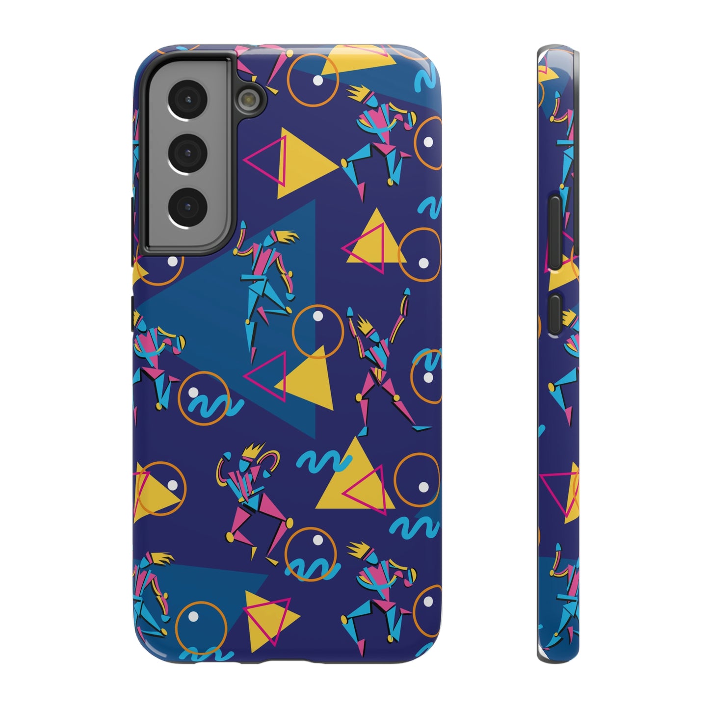 Impact-Resistant Cases - 1980s Retro Abstract Graphic Art - Dancers -