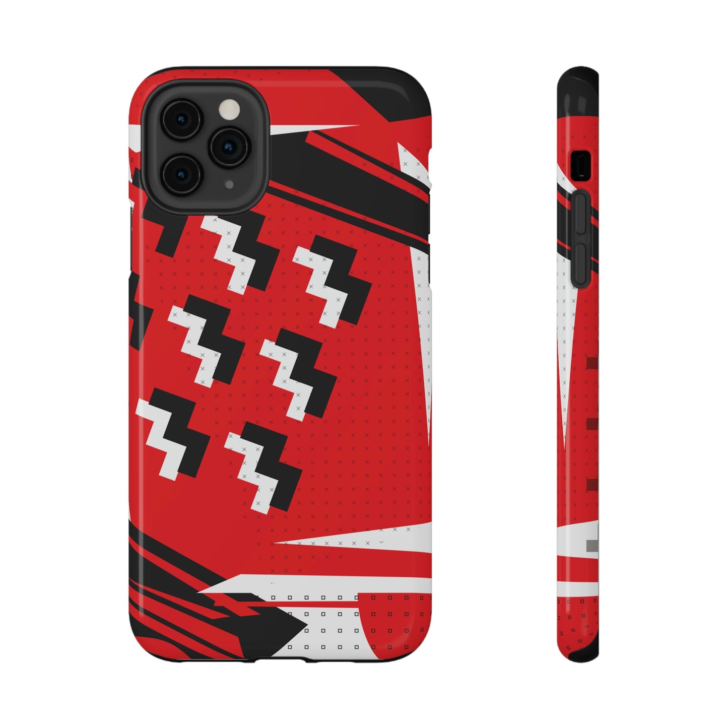 Impact-Resistant Cases - 1980s Retro Abstract Graphic Art - Attack Formation -