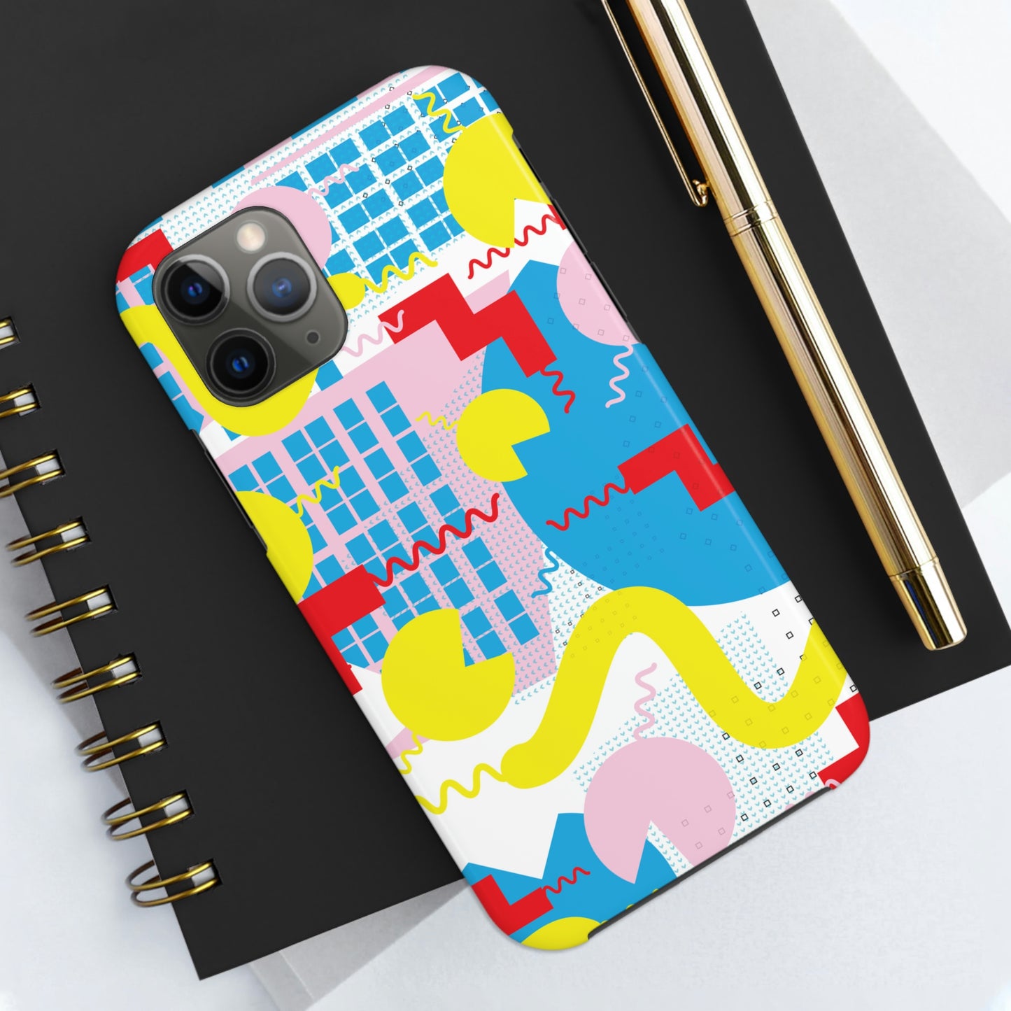 Tough Phone Cases, Case-Mate -80s Retro Abstract Graphic Art - Squiggle -