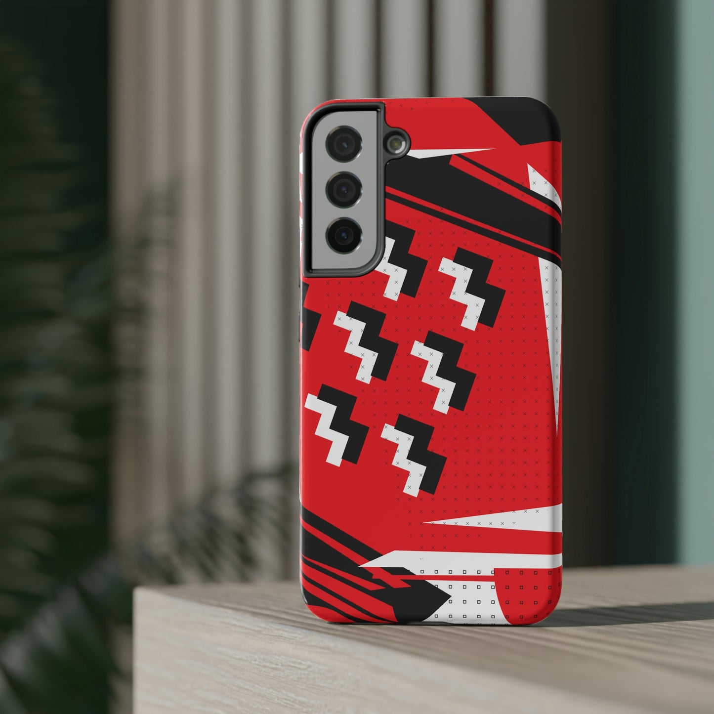 Impact-Resistant Cases - 1980s Retro Abstract Graphic Art - Attack Formation -