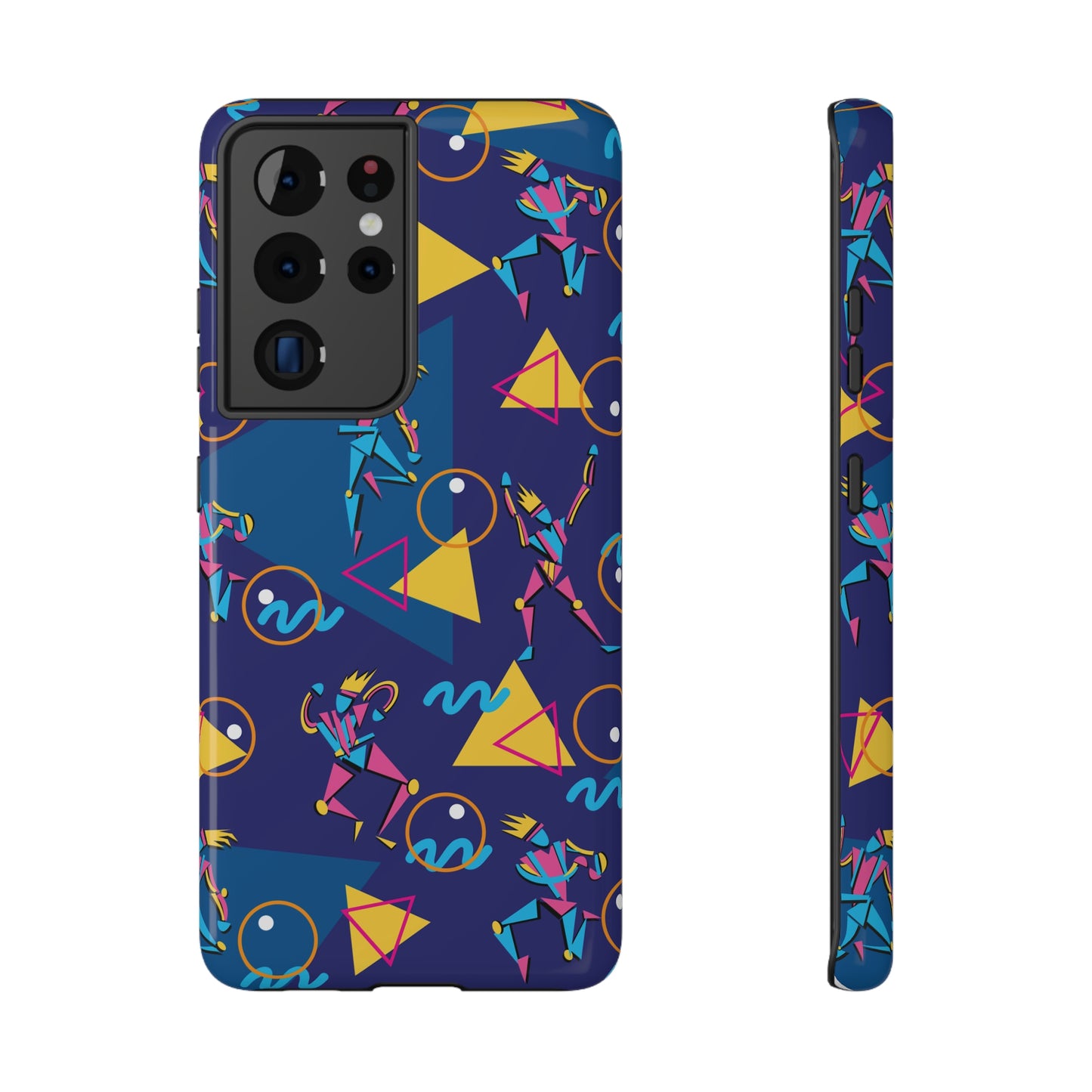 Impact-Resistant Cases - 1980s Retro Abstract Graphic Art - Dancers -